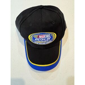 NASCAR Busch Grand National Division Embroidered Logo Cap Black & Blue
